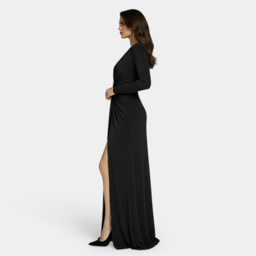 Vestido Ajustado Elegante con Escote