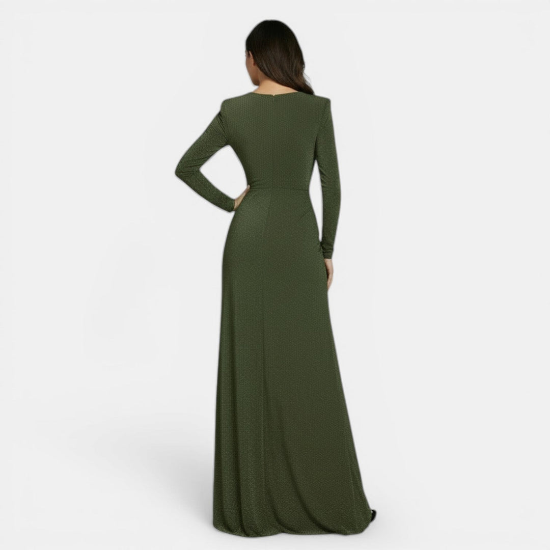 Vestido Ajustado Elegante con Escote