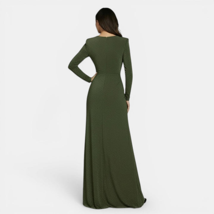 Vestido Ajustado Elegante con Escote