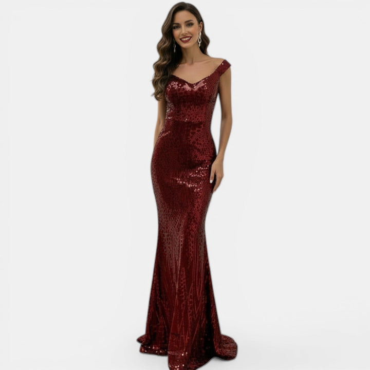 Vestido Tubo Mujer con Lentejuelas