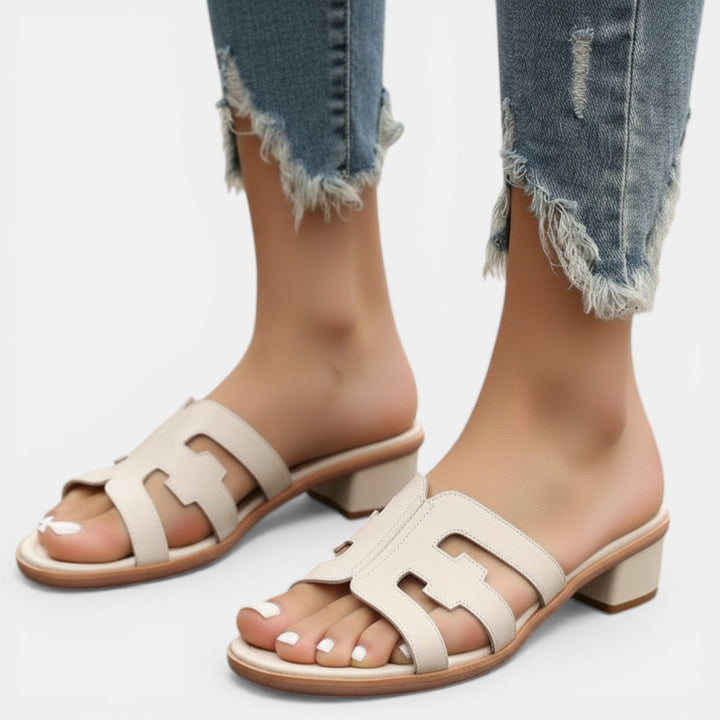 Sandalias Planas Mujer Piel Natural Cómodas y Elegantes