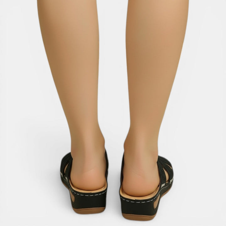 Sandalias Bordadas Mujer Cómodas