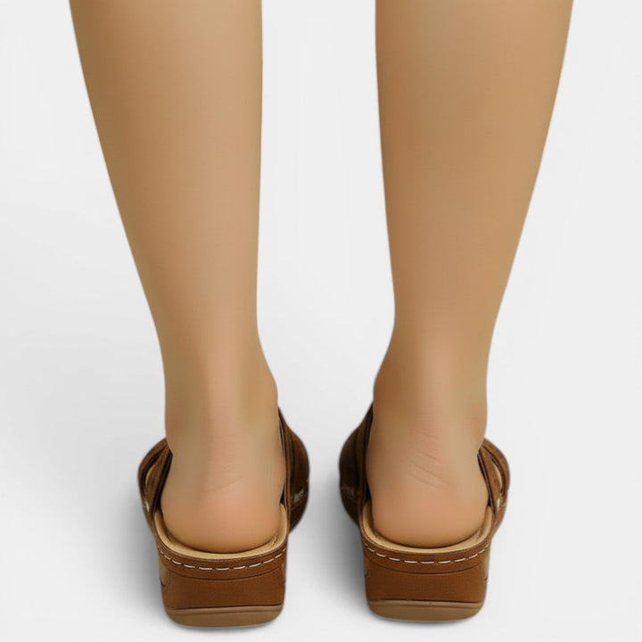 Sandalias Bordadas Mujer Cómodas