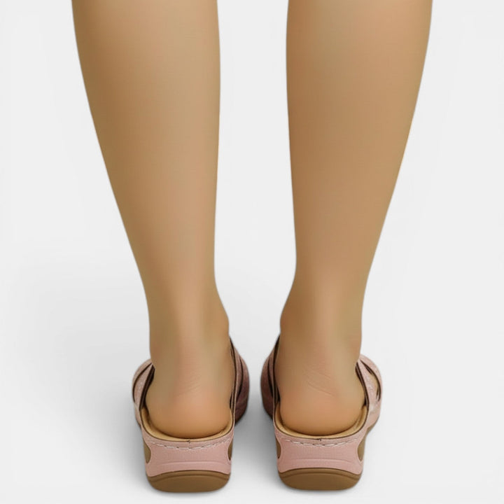 Sandalias Bordadas Mujer Cómodas