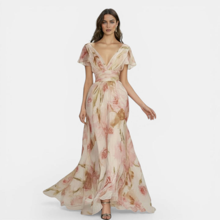 Vestido Largo Floral Mujer