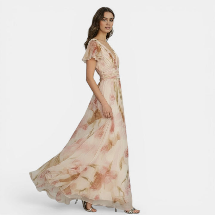 Vestido Largo Floral Mujer