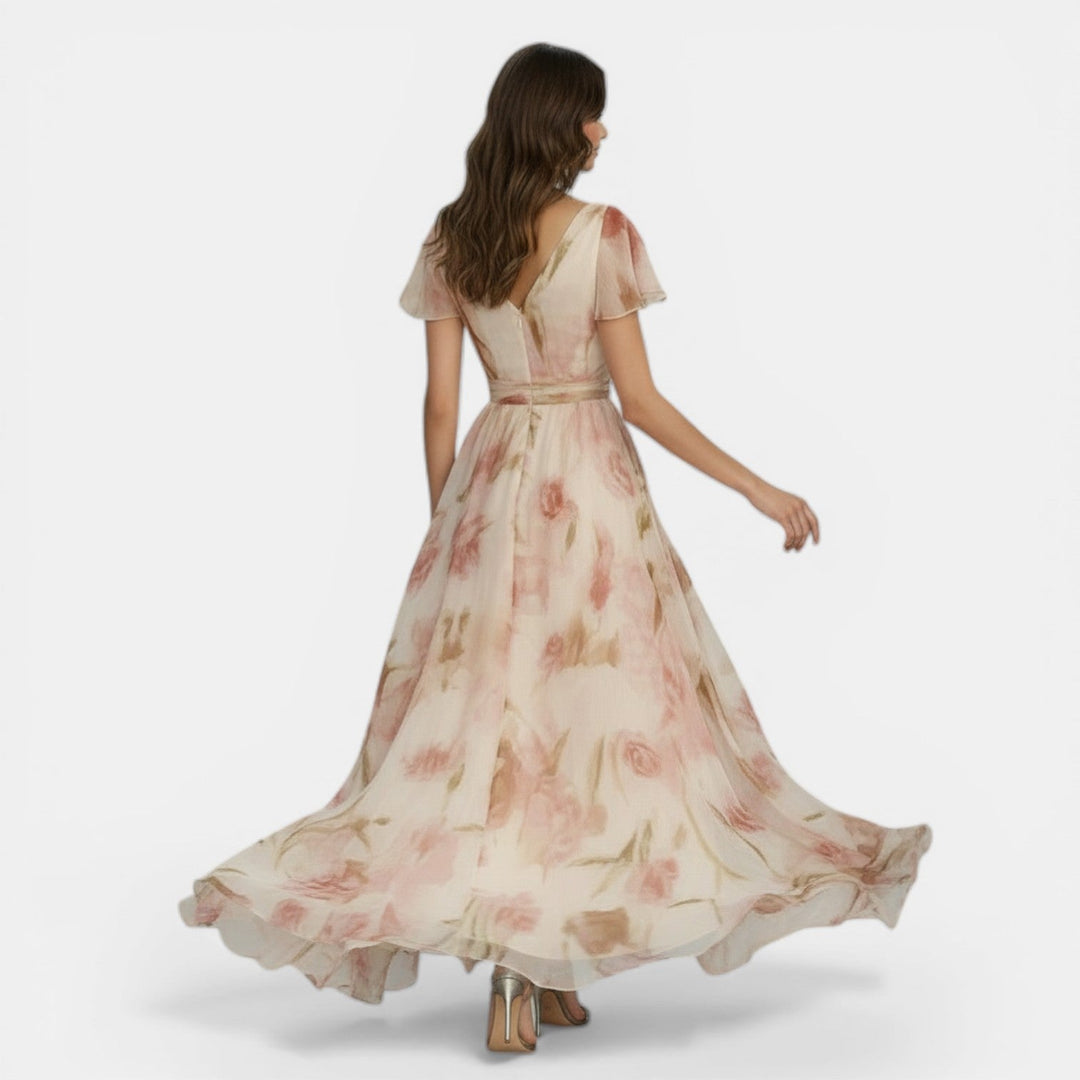 Vestido Largo Floral Mujer