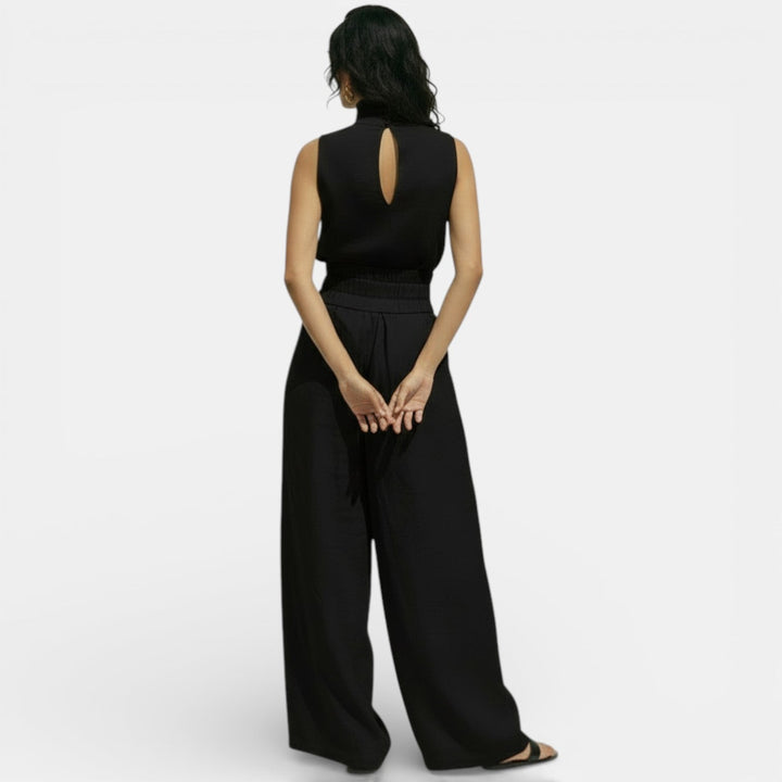 Conjunto Mujer Algodón Lino Sin Mangas