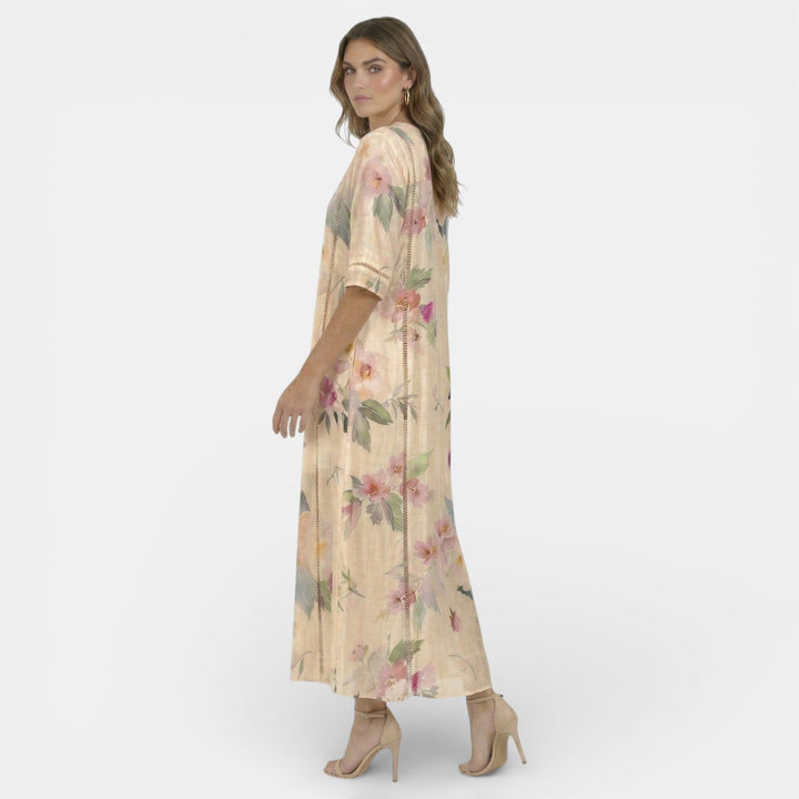 Vestido Maxi Boho Estampado para Mujer
