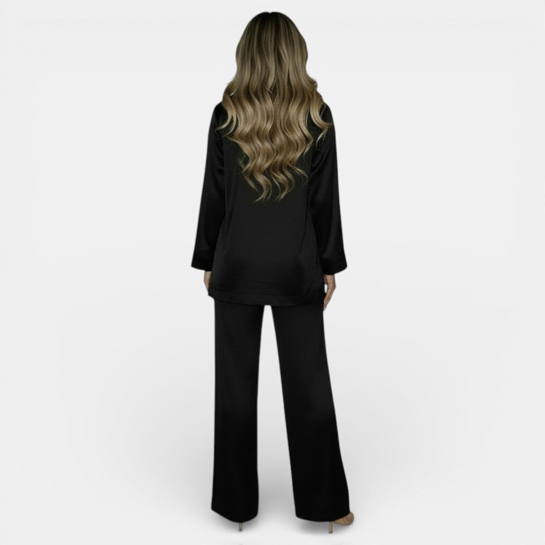 Conjunto Blazer Mujer con Pantalón Ancho