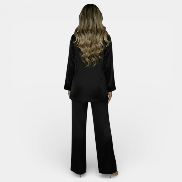 Conjunto Blazer Mujer con Pantalón Ancho