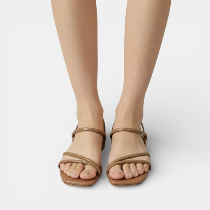 Sandalias Romanas Planas de Mujer con Tiras