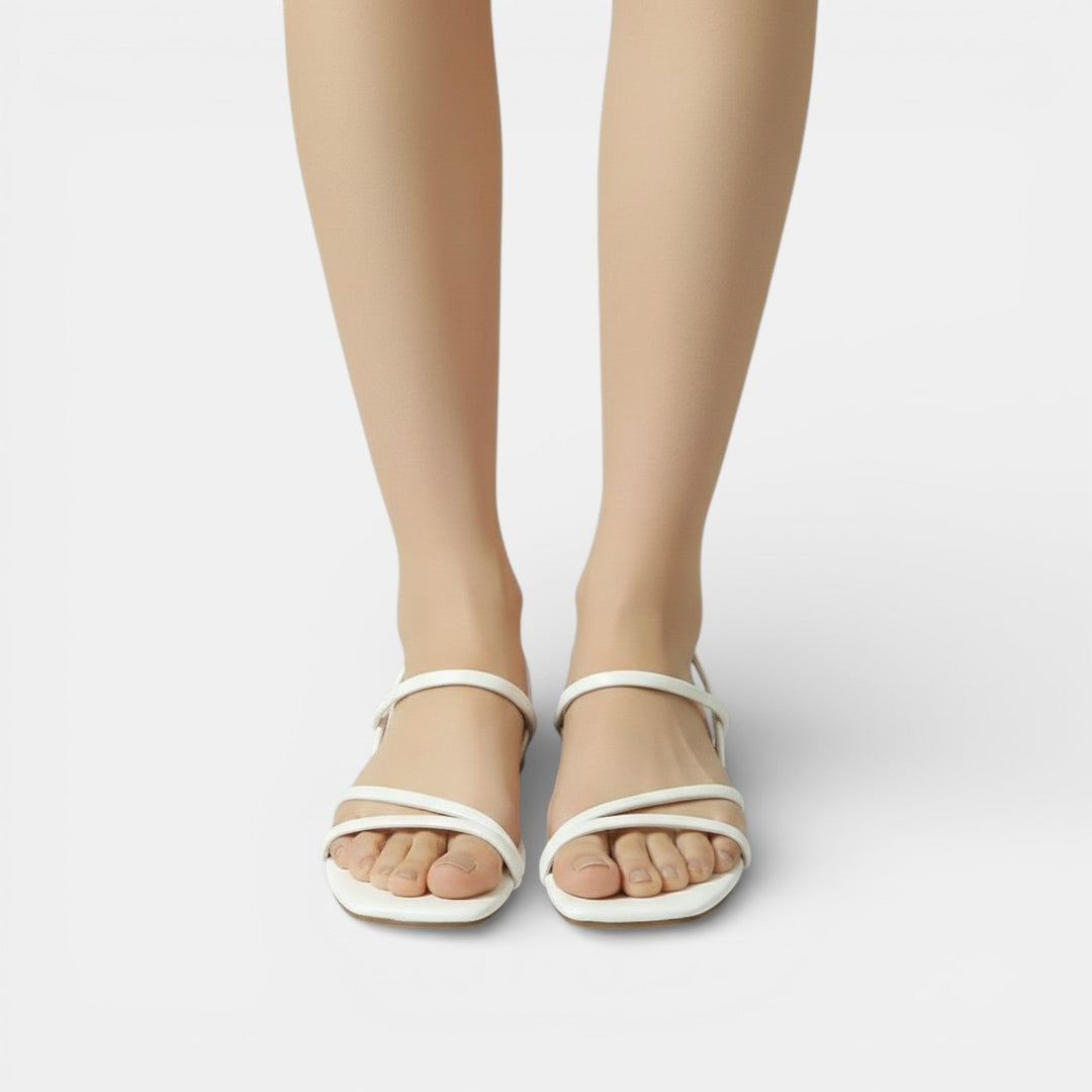 Sandalias Romanas Planas de Mujer con Tiras