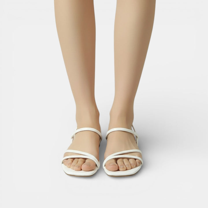 Sandalias Romanas Planas de Mujer con Tiras