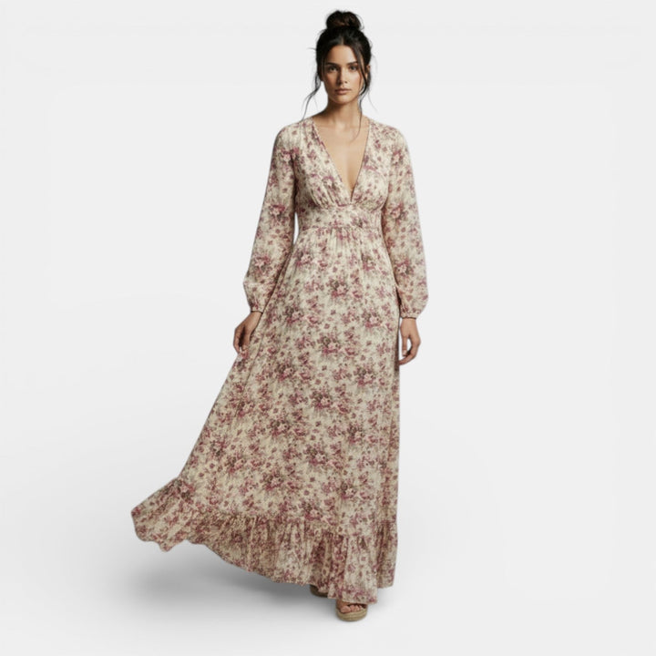 Vestido Boho Largo Mujer