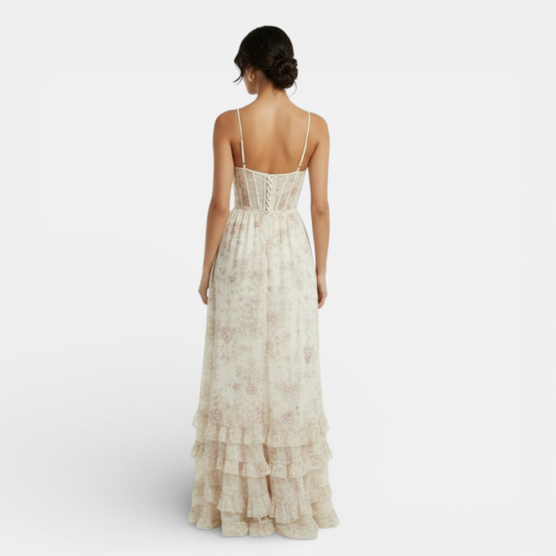 Vestido Boho Largo Mujer Floral