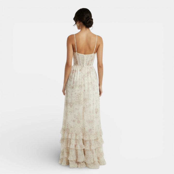 Vestido Boho Largo Mujer Floral