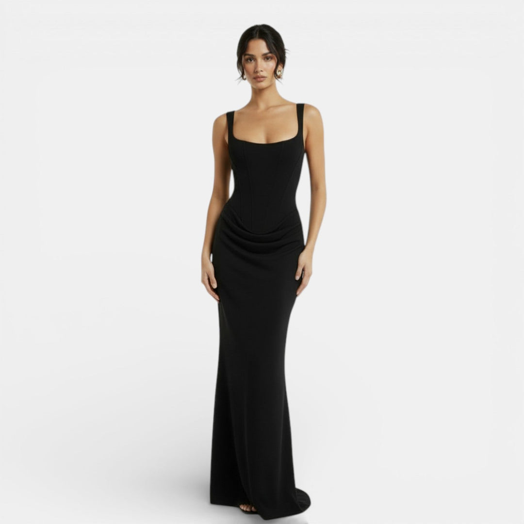 Vestido Ajustado Espalda Descubierta
