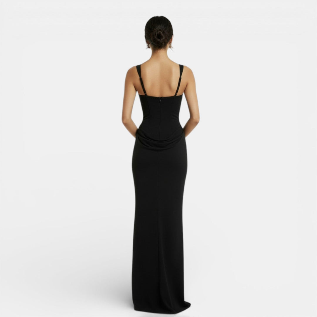 Vestido Ajustado Espalda Descubierta