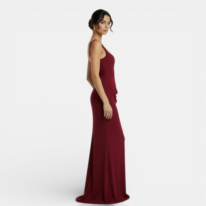 Vestido Ajustado Espalda Descubierta