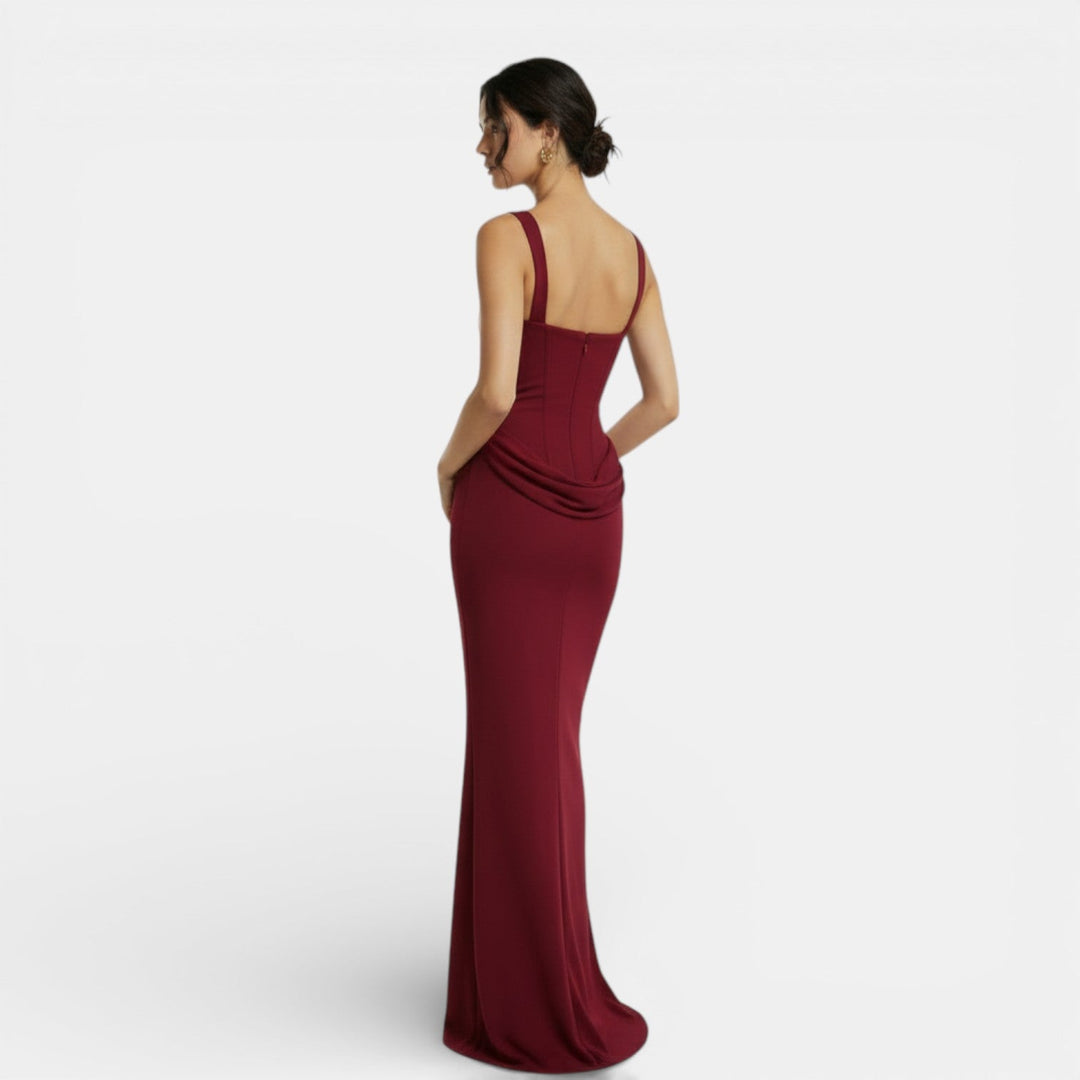 Vestido Ajustado Espalda Descubierta