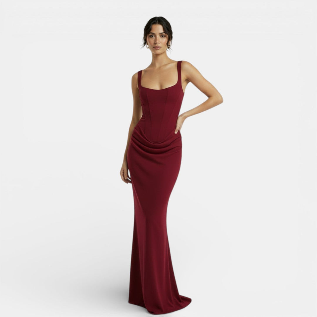 Vestido Ajustado Espalda Descubierta