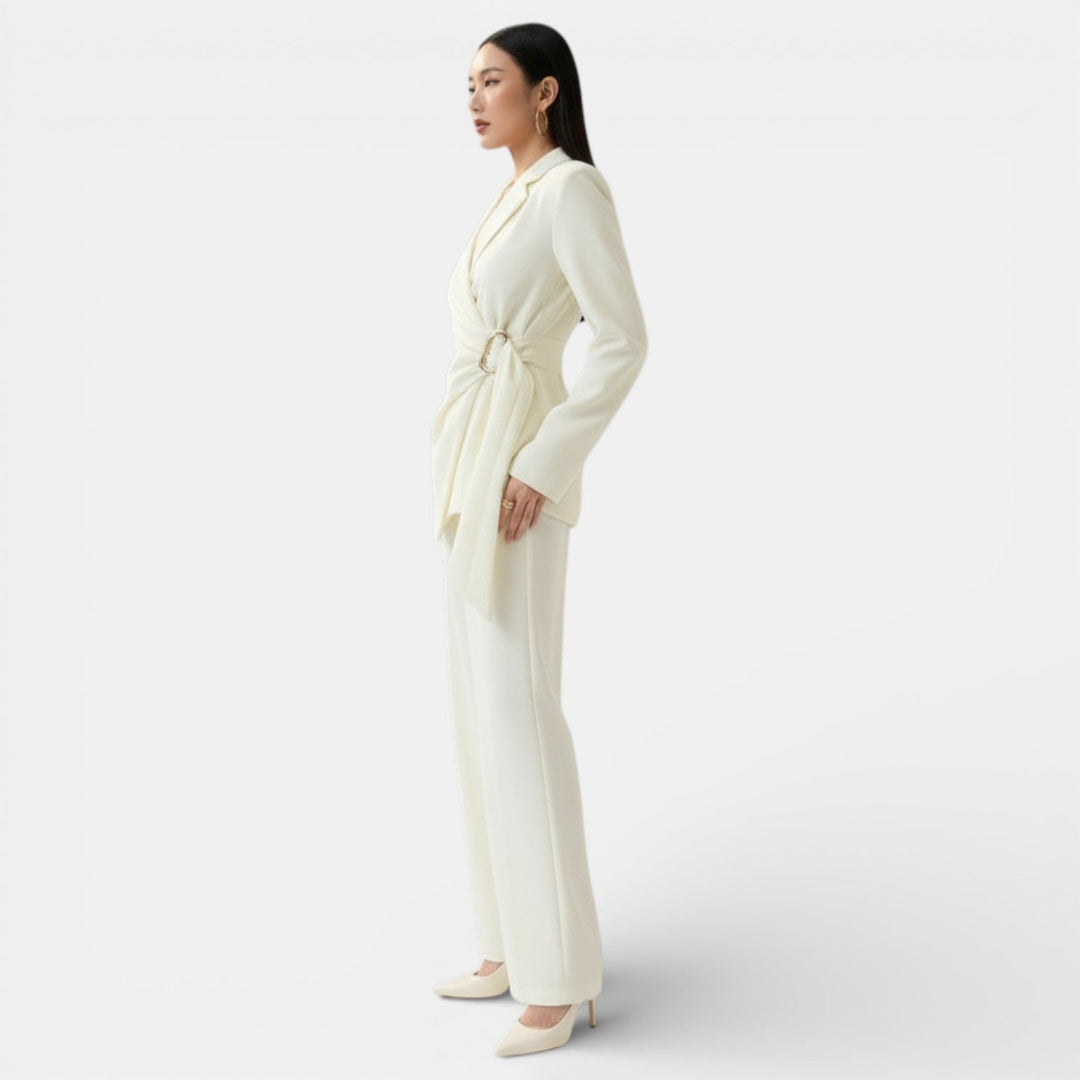 Conjunto Traje Mujer Blazer con Cordones