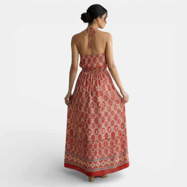 Vestido Largo Bohemio con Tirantes