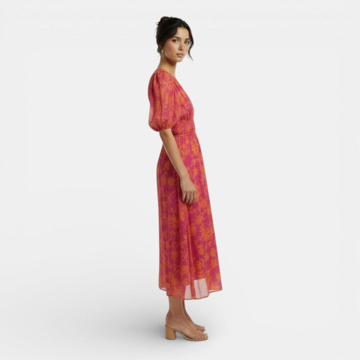 Vestido Veraniego Escote V Cintura