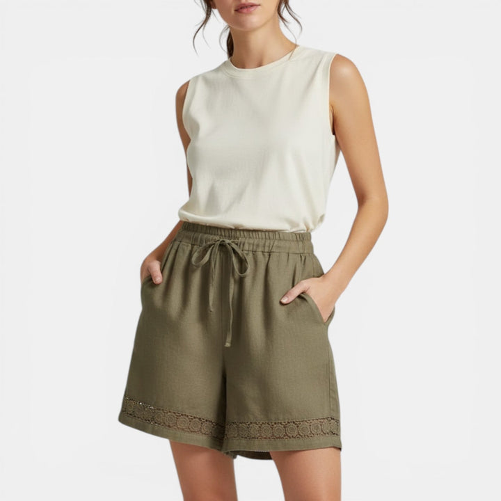 Shorts de Lino Mujer Verano