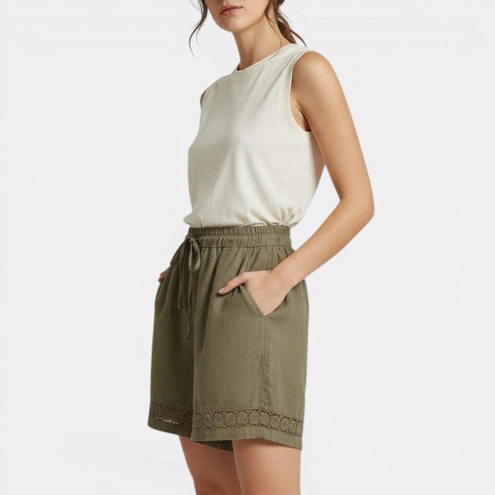 Shorts de Lino Mujer Verano
