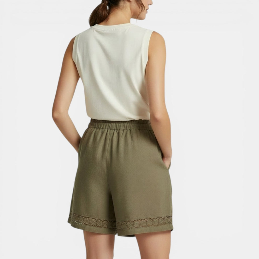 Shorts de Lino Mujer Verano
