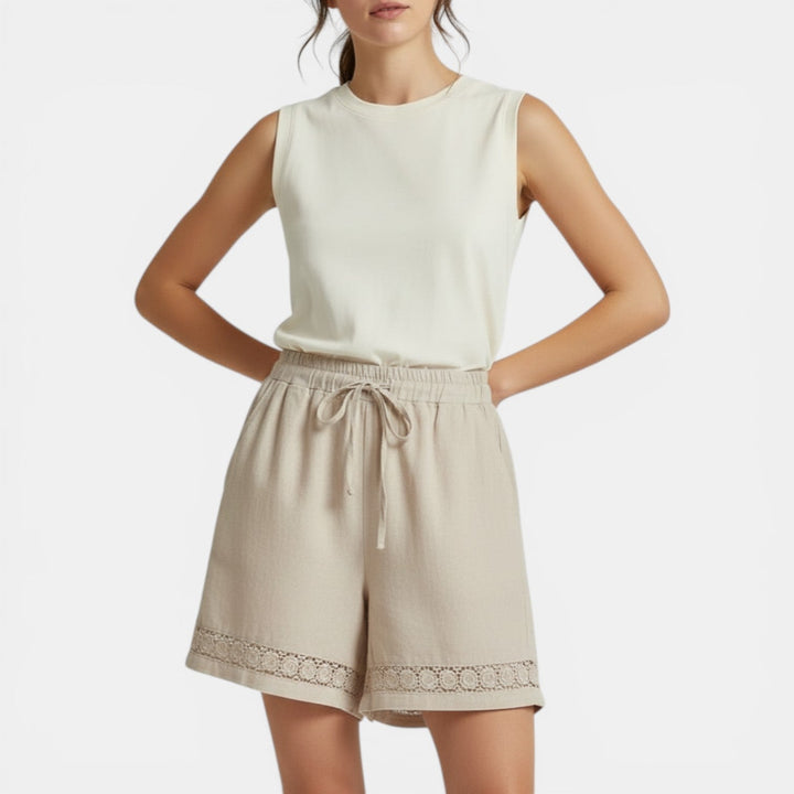 Shorts de Lino Mujer Verano
