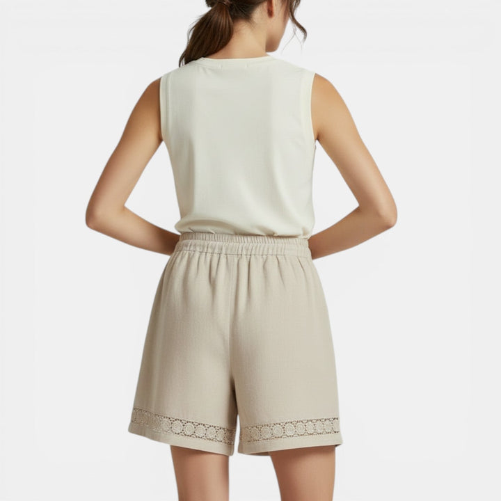 Shorts de Lino Mujer Verano