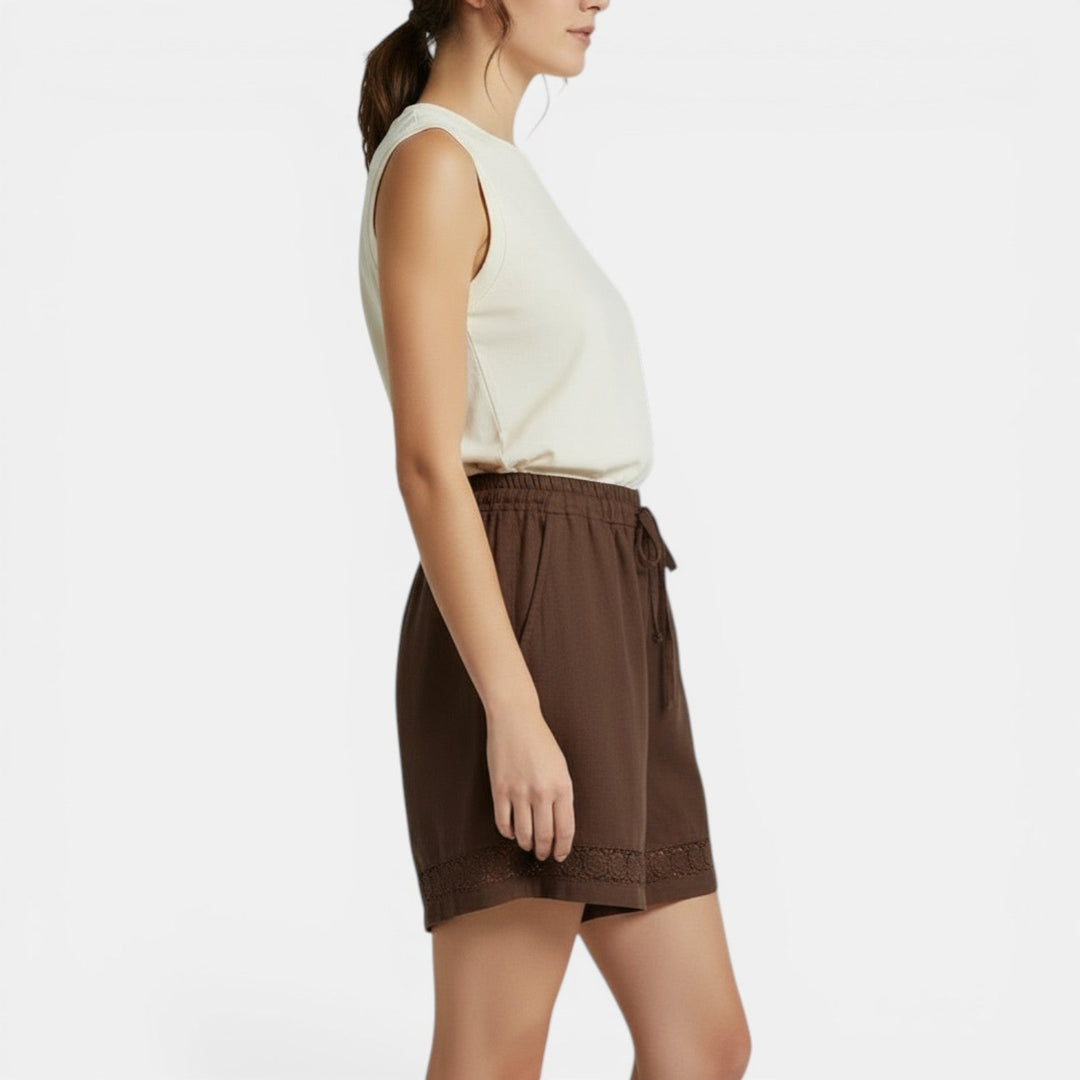 Shorts de Lino Mujer Verano