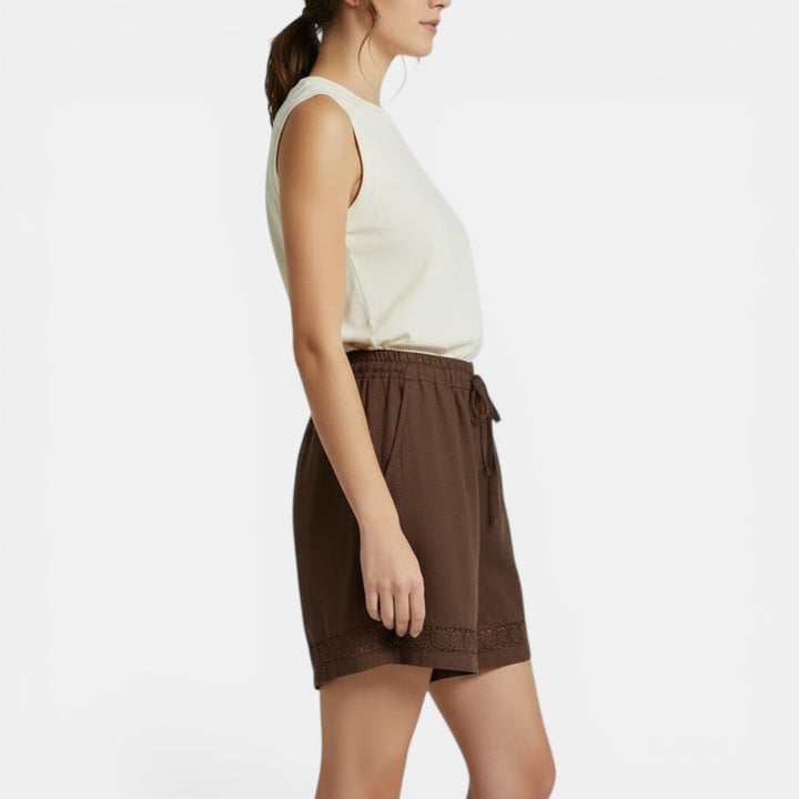 Shorts de Lino Mujer Verano