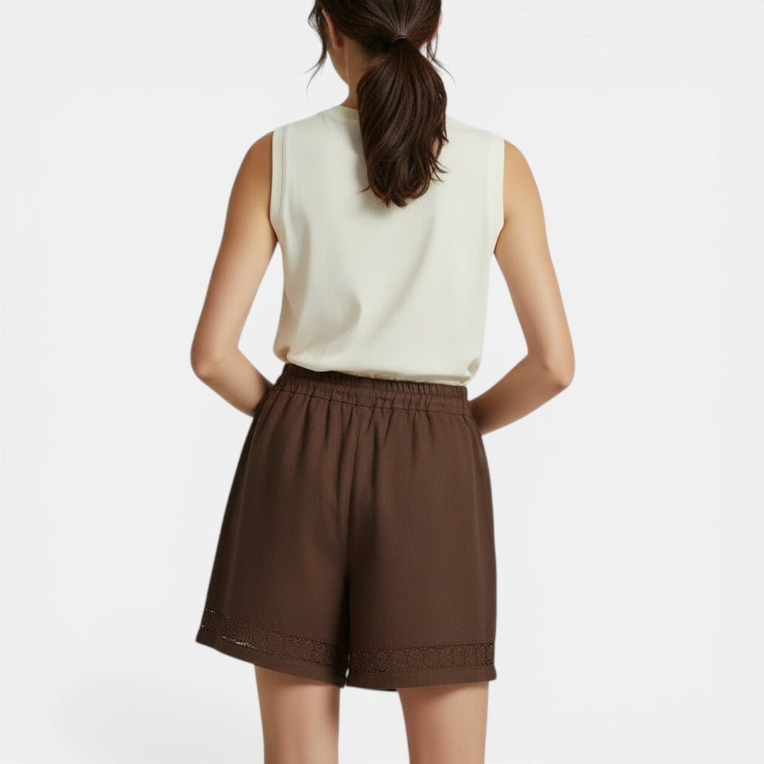 Shorts de Lino Mujer Verano