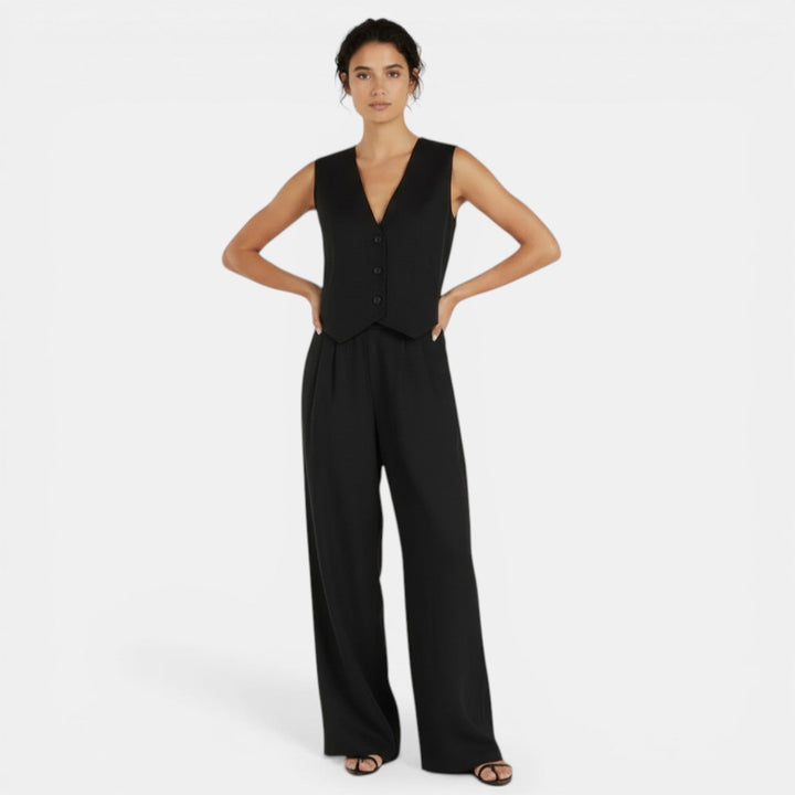 Conjunto Top y Pantalón Tiro Alto