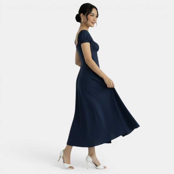 Vestido Verano Mujer Manga Abullonada