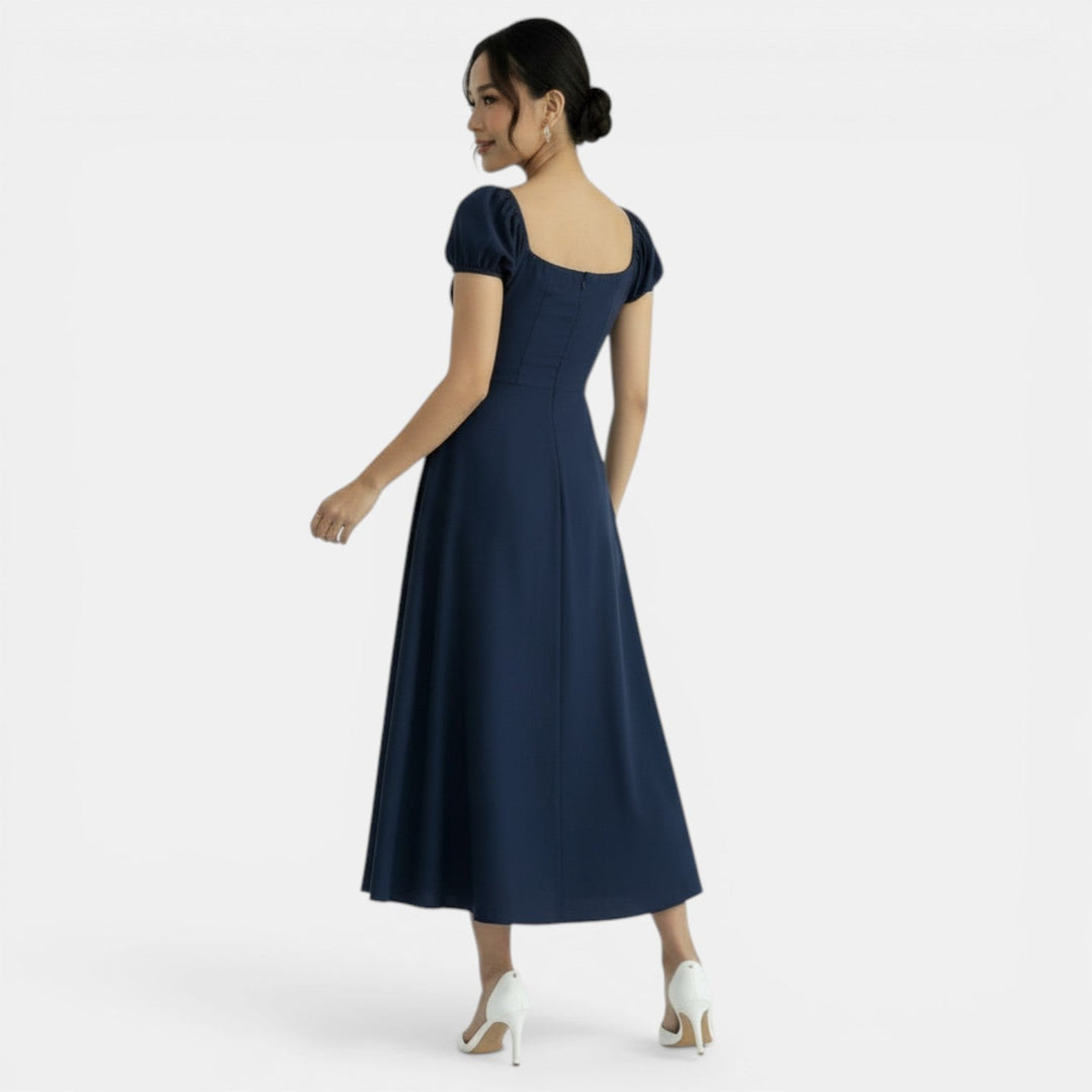 Vestido Verano Mujer Manga Abullonada