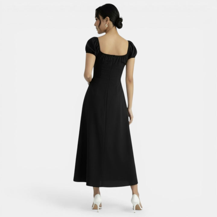 Vestido Verano Mujer Manga Abullonada
