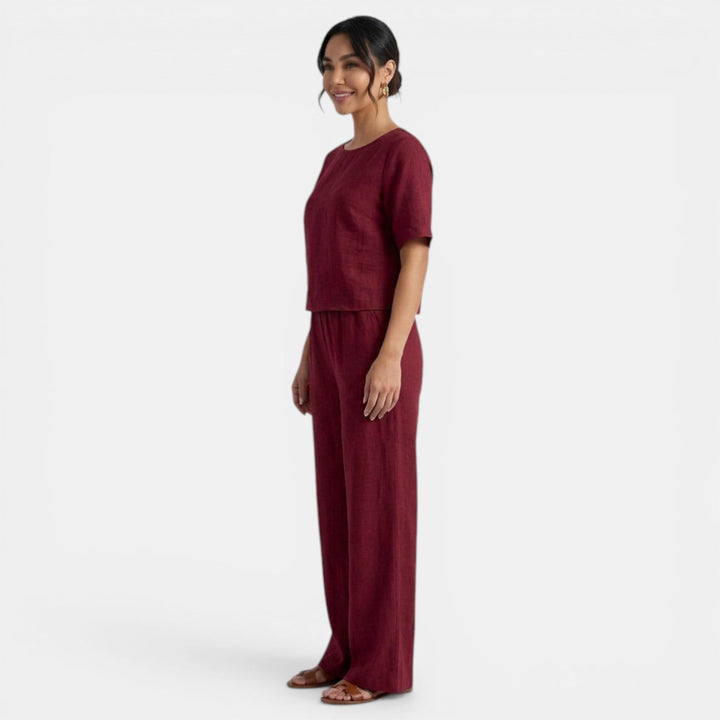 Conjunto Mujer Camisa y Pantalón Holgado