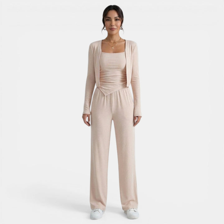 Conjunto Mujer 3 Piezas Deportivo Casual