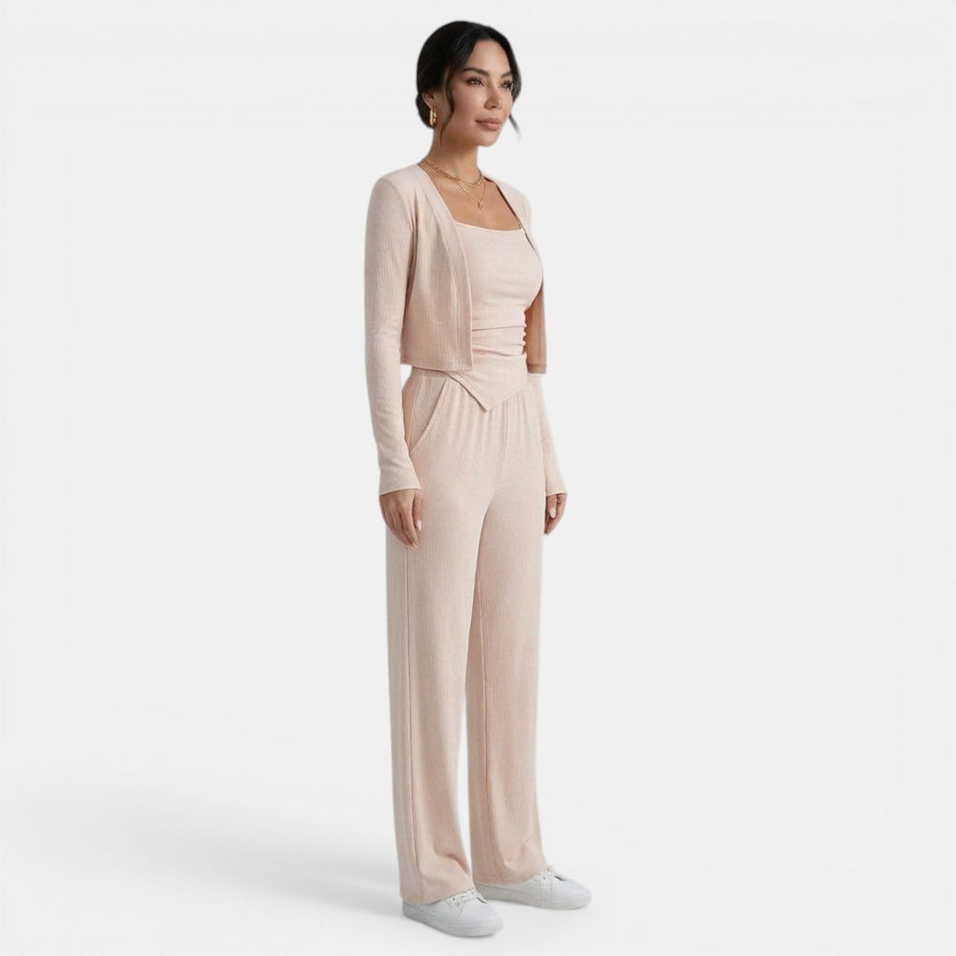 Conjunto Mujer 3 Piezas Deportivo Casual