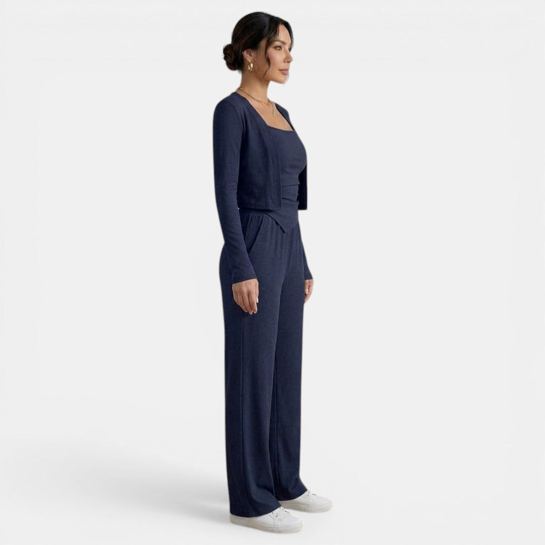 Conjunto Mujer 3 Piezas Deportivo Casual