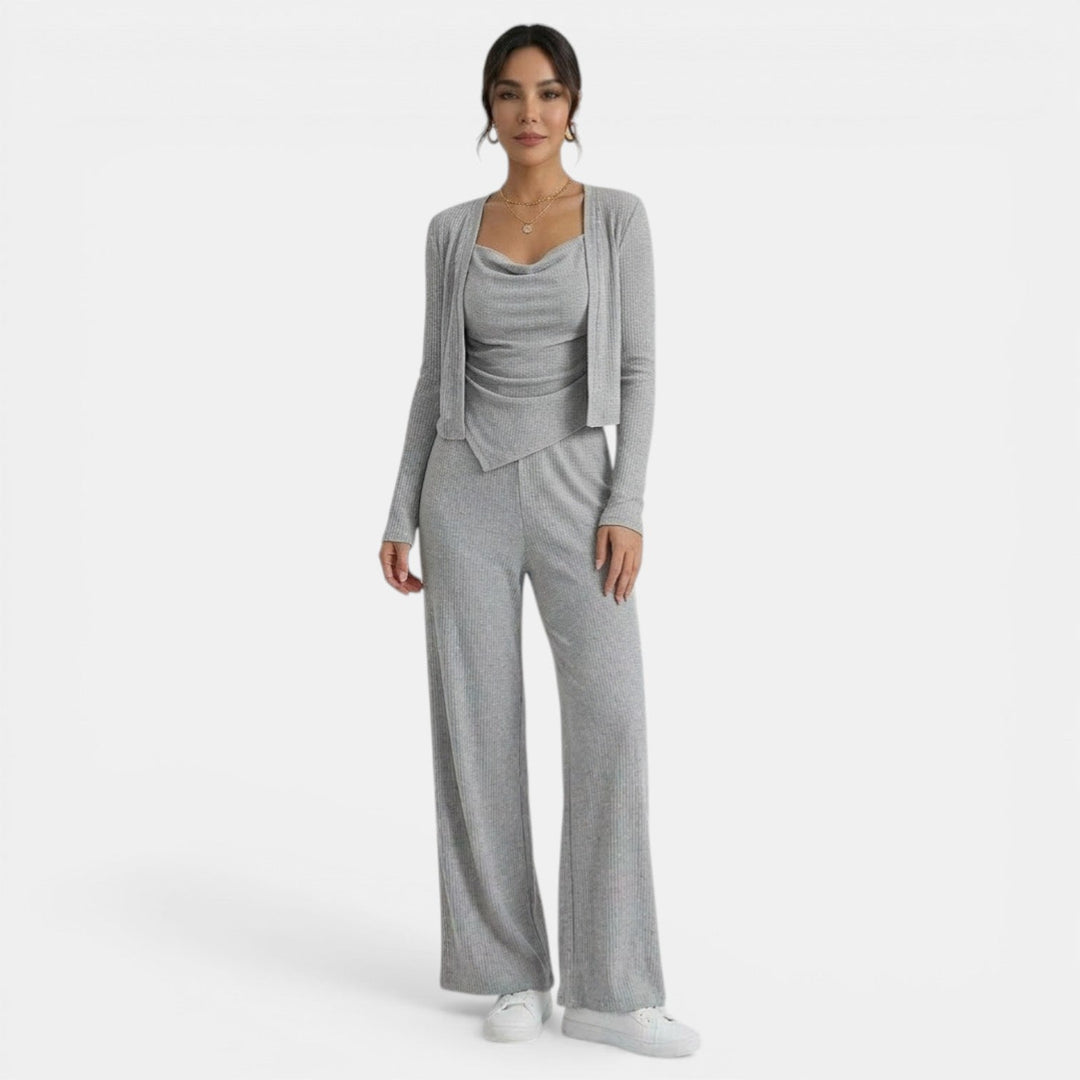 Conjunto Mujer 3 Piezas Deportivo Casual