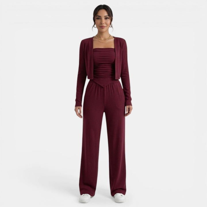 Conjunto Mujer 3 Piezas Deportivo Casual