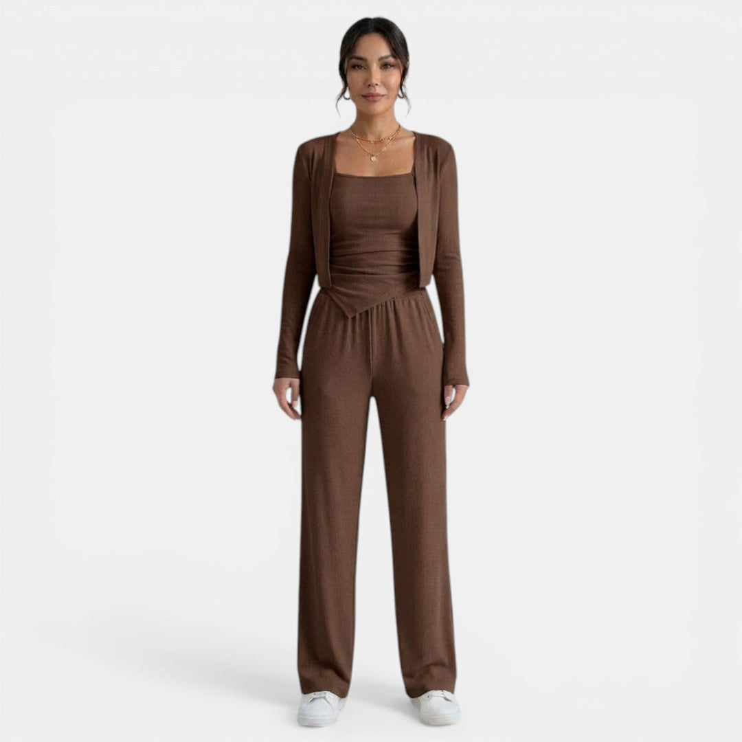 Conjunto Mujer 3 Piezas Deportivo Casual