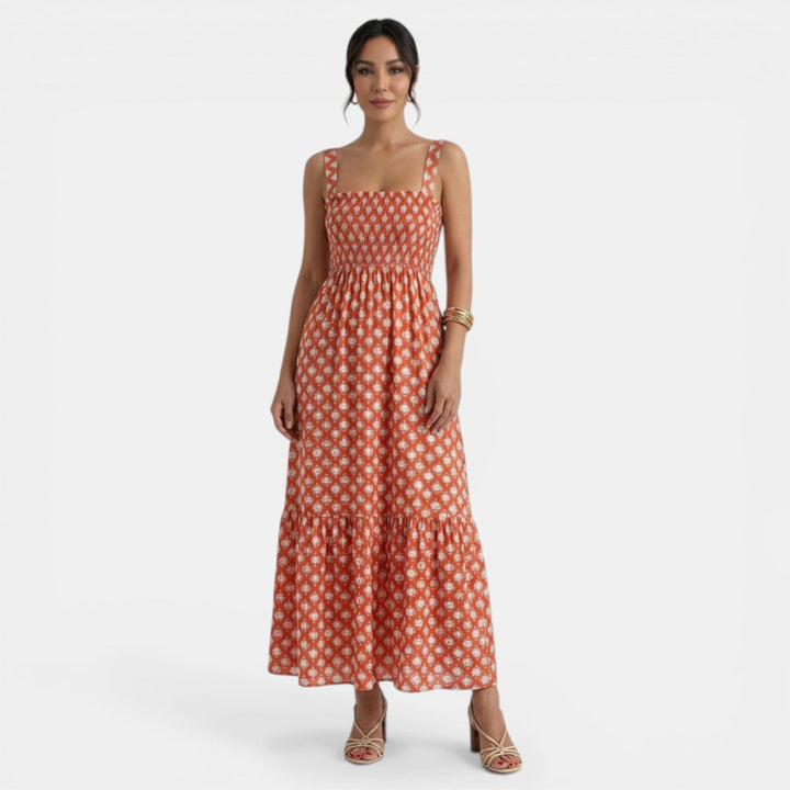 Vestido Boho Mujer Estampado Verano