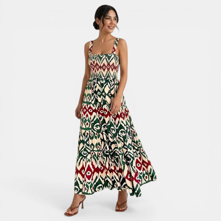 Vestido Boho Mujer Estampado Verano